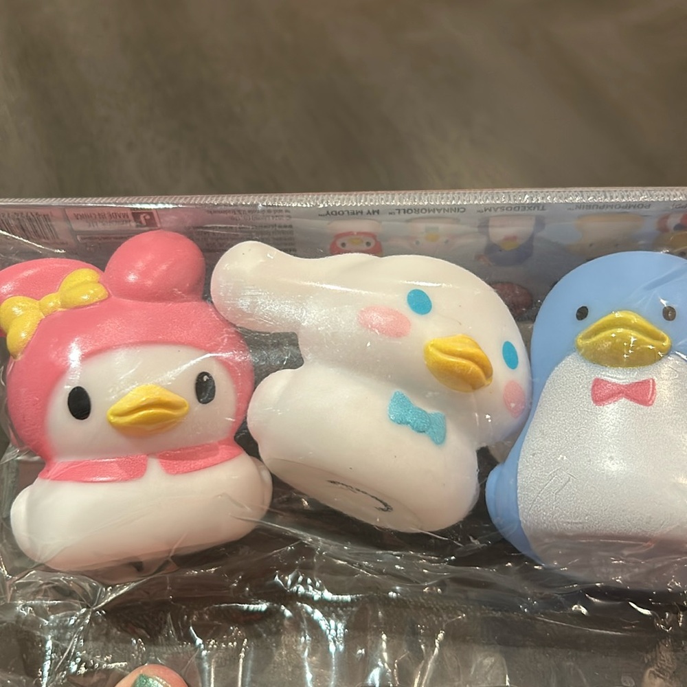 Cute Sanrio Cartoon Character Squishy Bath Toys